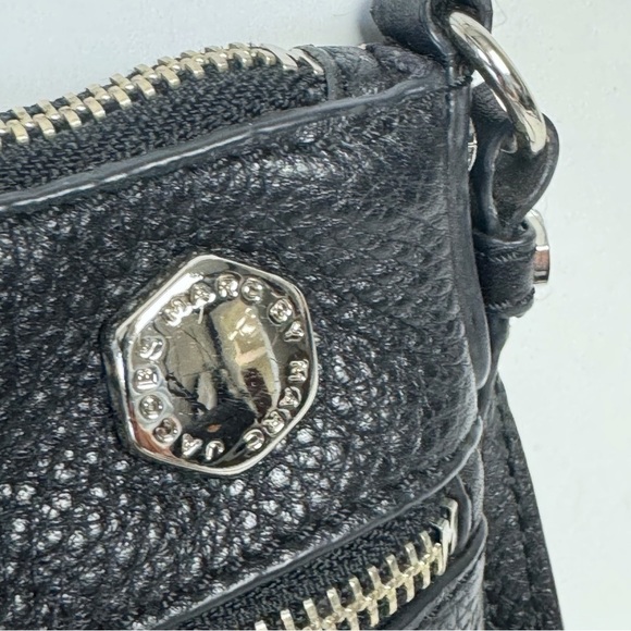 Marc By Marc Jacobs Black Leather Crossbody Zip Closure - Picture 7 of 12